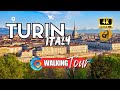 Exploring Turin [Piedmont, Italy 🇮🇹] Walking Tour 4K | Best Things To See [UHD 60fps]