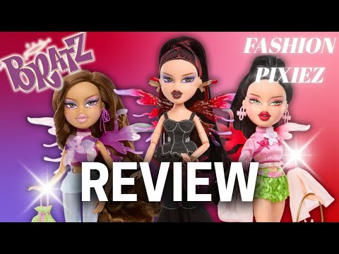 NEW Bratz Fashion Pixiez Jade Yasmin & Lina Unboxing + Review! 2025 Bratz Dolls! 🧚‍♀️