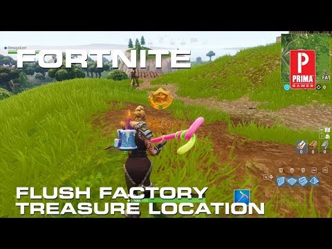 Fortnite Season 5 Week 3 - Flush Factory Treasure Map Challenge