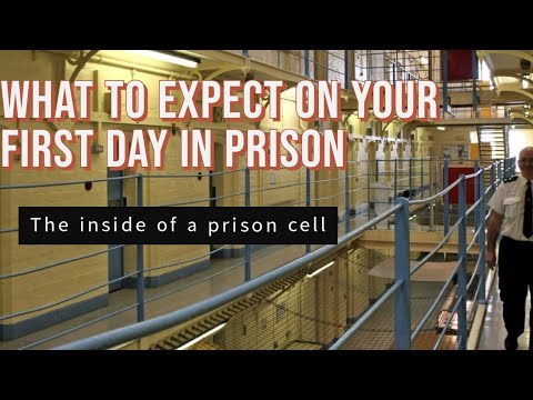 The inside of a prison cell. What to expect on your first day. HMP Prison.