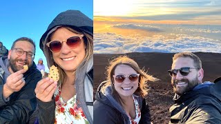 Snorkeling in Maui and watching the sunset on top of a volcano!!