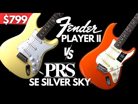 FENDER Player II vs PRS SE SILVER SKY (GUITAR BATTLE)