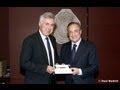 Carlo Ancelotti firmó su contrato con el Real Madrid
