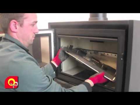 comment nettoyer vitre d'insert cheminée