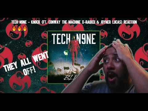 Tech N9ne - Knock (ft. Conway the Machine X-Raided & Joyner Lucas) | Reaction