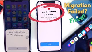 Easy Fixed: Data Transfer Cancelled Reset iPhone to start setting up again"
