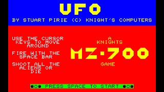 Sharp MZ-700 Game: UFO (1983)