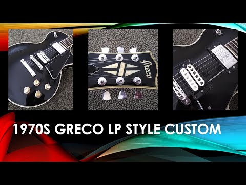 DIY Guitar Talk - Vintage 1970s Greco LP Custom with 12" Radius Fretboard 😎