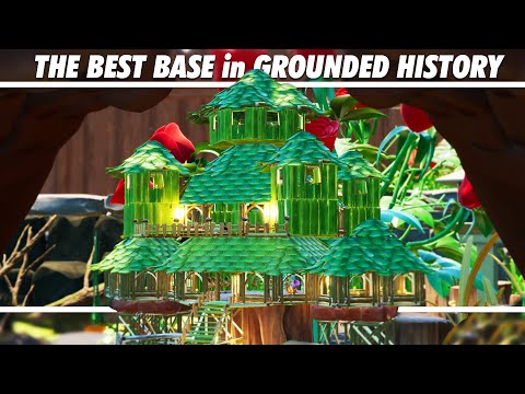 Building the BESTEST BASE in GROUNDED HISTORY! (Grounded 1.0 Multiplayer Gameplay EP3)