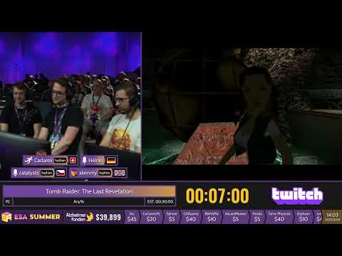 Tomb Raider: The Last Revelation [Any%] by Cadarev - #ESASummer24