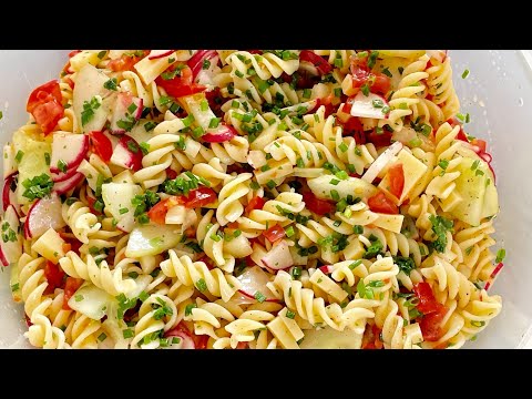 Bunter Nudelsalat ohne Mayonnaise dieses Rezept ist Gold wert /188