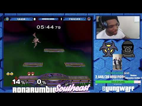 Rona Rumble: Southeast II | Winner's Quarters | Krudo (Sheik) vs Forrest (Marth)