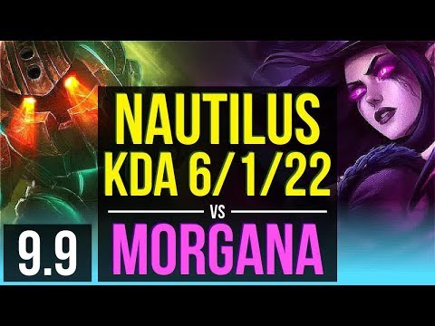 NAUTILUS & Lucian vs MORGANA & Caitlyn (SUPPORT) | KDA 6/1/22 | Korea Grandmaster | v9.9