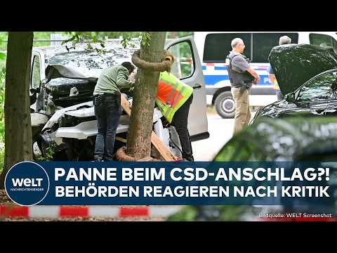 Video Thumbnail: CSD-ANSCHLAG: Panne bei Abwehr von Terror?! Reaktion! Behörden beklagen rechtliche Hürden