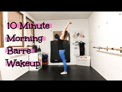 10-minute Morning Barre Workout for Full Body Activation
