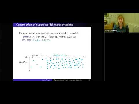 Representations of p-adic groups and applications - Jessica Fintzen