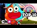 De Wonderlijke Wereld van Gumball | Top 10 van leukste liedjes | Cartoon Network