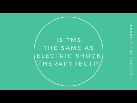 AskGreenbookTMS: Is TMS the same thing as electric shock therapy?