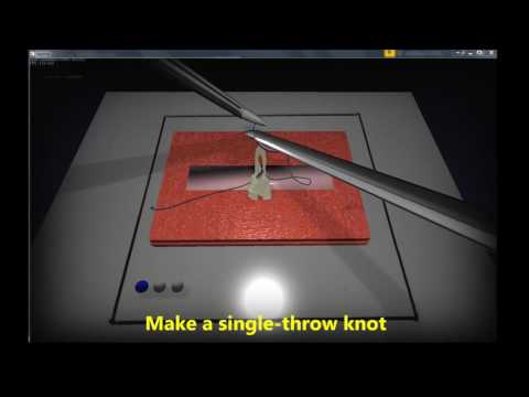 Virtual FLS Intracorporeal Suturing
