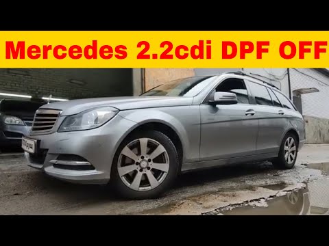 Mercedes 2.2cdi W204 DPF OFF программное отключение и физическое удаление сажевого фильтра