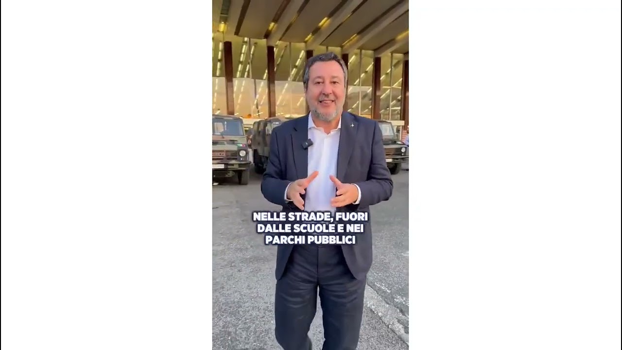 SALVINI: «FINALMENTE, 10MILA MILITARI NELLE CITTÀ: LA LEGA PORTA PIÙ SICUREZZA»