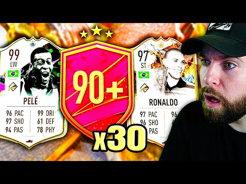 30x INSANE 90+ 1 of 4 ICON PLAYER PICKS!