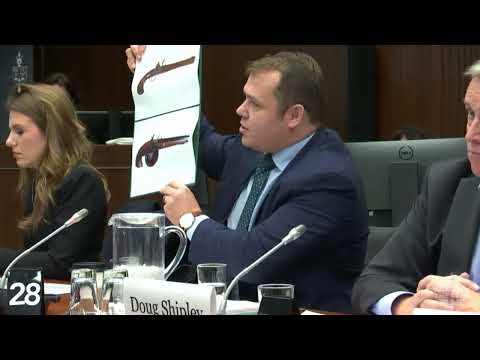 Dane Lloyd cross examines police on gun confiscation execution, new flag laws, flintlock pistol ban?