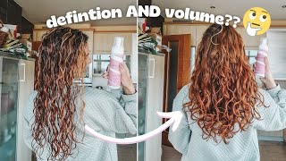 I tried styling my wavy hair with only foam...is it enough hold? 🤔 ~ ft bouclème foam