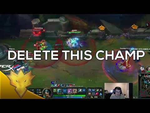 Svenskeren vs. Bjergsen - DELETE THIS CHAMPION - Solo Queue Funny Moments & Highlights