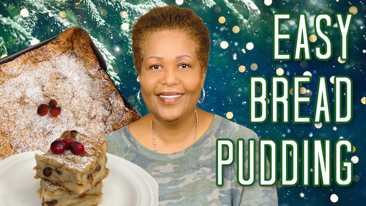 Bread Pudding with Rum Soaked Raisins!!