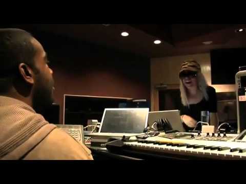 Lady Gaga in The STUDIO creating TELEPHONE w/Rodney Jerkins (DARKCHILD)
