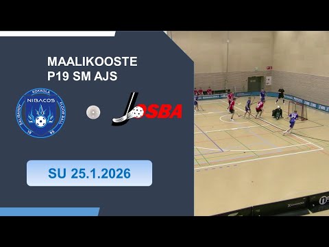 Maalikooste | P19 SM AJS Nibacos vs Josba 25.1.2026