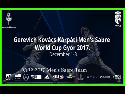 2017 Men’s Sabre Team World Cup Győr Piste Green