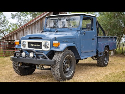 1985 Toyota FJ45 Numbers Matching 4.2L I6 4-Speed AC PS PB Nicely Restored Rare Find 85-6235C