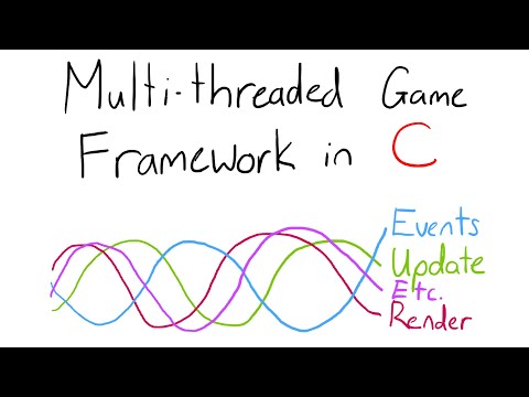 Multi-Threaded Game Framework in C
