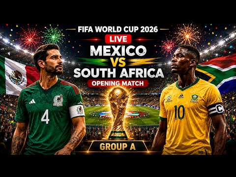 FIFA WORLD CUP 2026 LIVE | Mexico Vs South Africa | Opening Match | Estadio Azteca Stadium