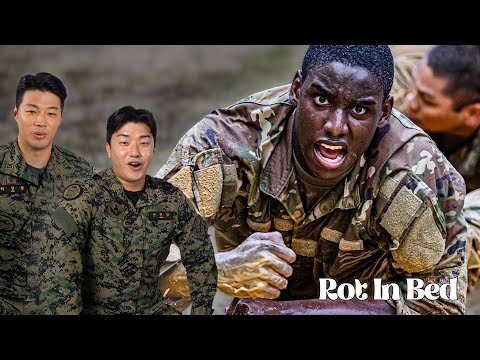 They're Different..! | Korean Special Forces React to Insane U.S. Military Training | Rot In Bed