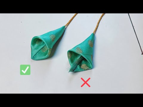 Perfect Latkan Making Very Easy Tricks | Blouse Latkan New Design | Sewing Tips