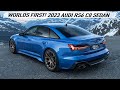 WORLDS FIRST 2023 AUDI RS6 C8 SEDAN IN A ICONIC VIDEOSHOOT IN THE ALPS The Car Audi Must Build