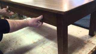 Concealed firearm coffee table