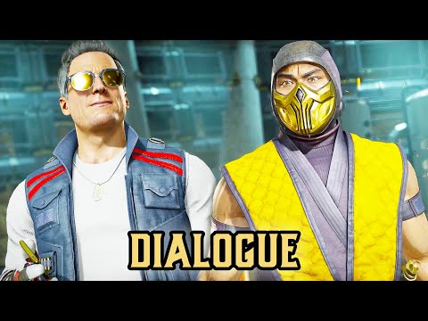 SCORPION IS RELATED TO DVORAH BY JOHNNY CAGE'S LOGIC DIALOGUE - MORTAL KOMBAT 11 ULTIMATE VERSION