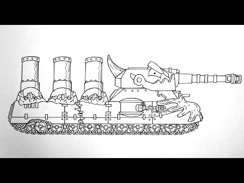 Drawing Cartoon Tanks Part 1 - Cartoons About Tanks