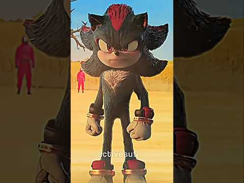 Shadow in Squid Game 💀 | Squid Game | Sonic 3 | Skull Edit |  Phonk #squidgame2 #sonic #shorts
