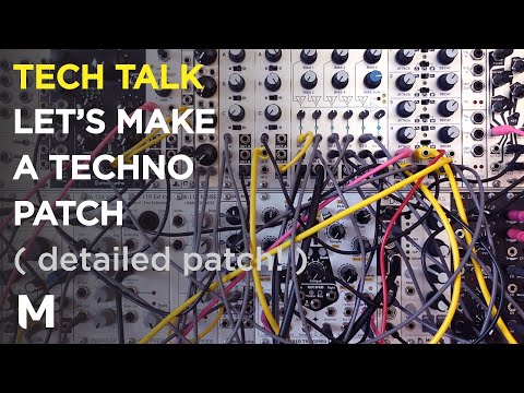 How to make a eurorack techno live patch - with Beatstep Pro and 16n Rework