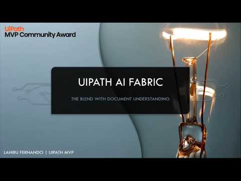 UiPath AI Fabric with Document Understanding | AI Powered Document Processing | #HyperAutomation