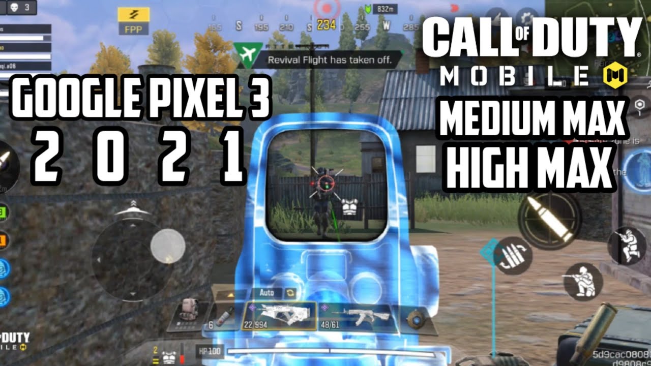 Google Pixel 3 Android 11 GAMING TEST COD MOBILE MEDIUM/HIGH MAX at 2021 | SCREEN RECORD
