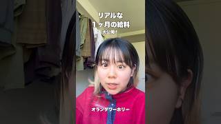 オランダワーホリ1ヶ月のリアルな給料は?🇳🇱💸 #オランダワーホリ