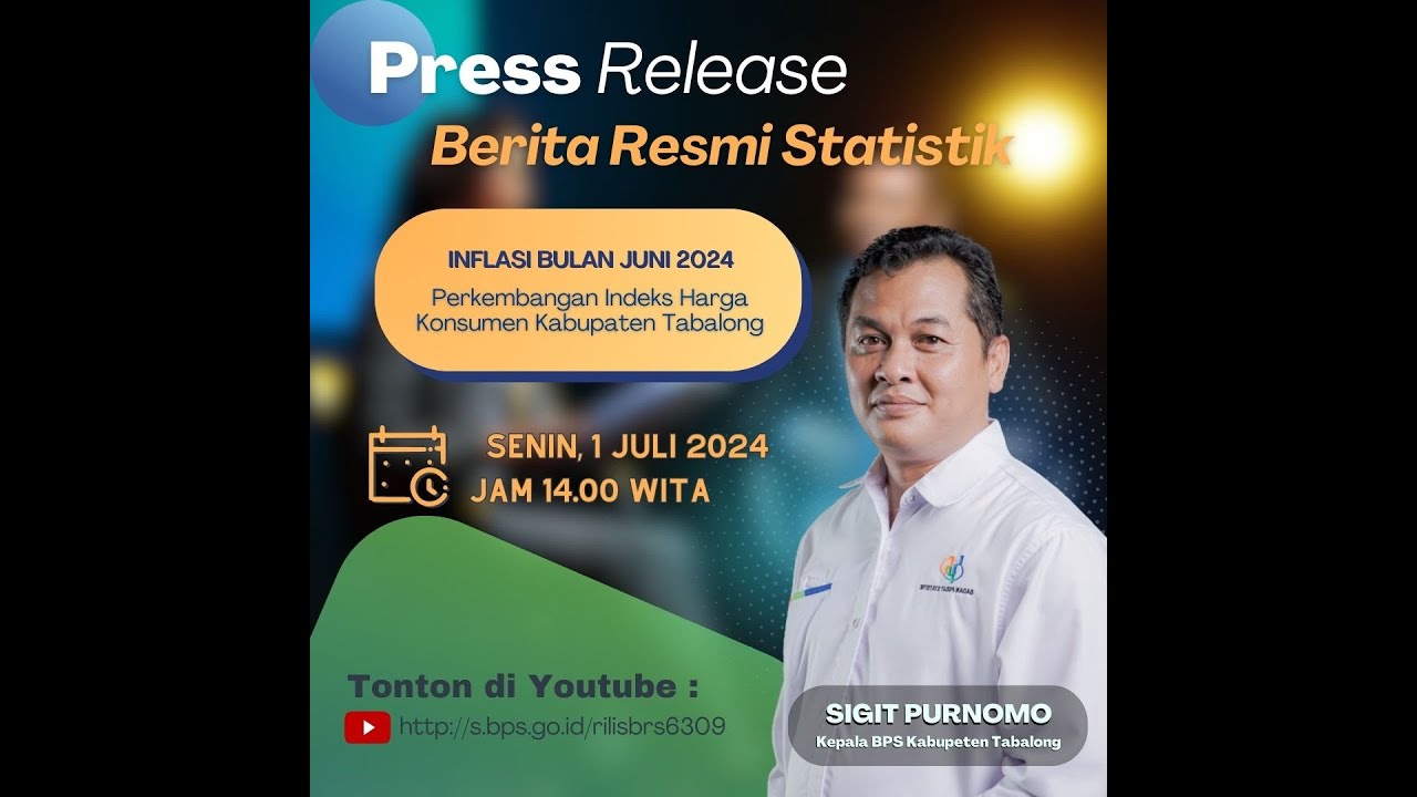 Perkembangan Indeks Harga Konsumen/Inflasi Juni 2024 Kabupaten Tabalong