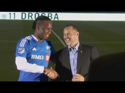 Arrivée de Didier Drogba à l' impact de Montréal
