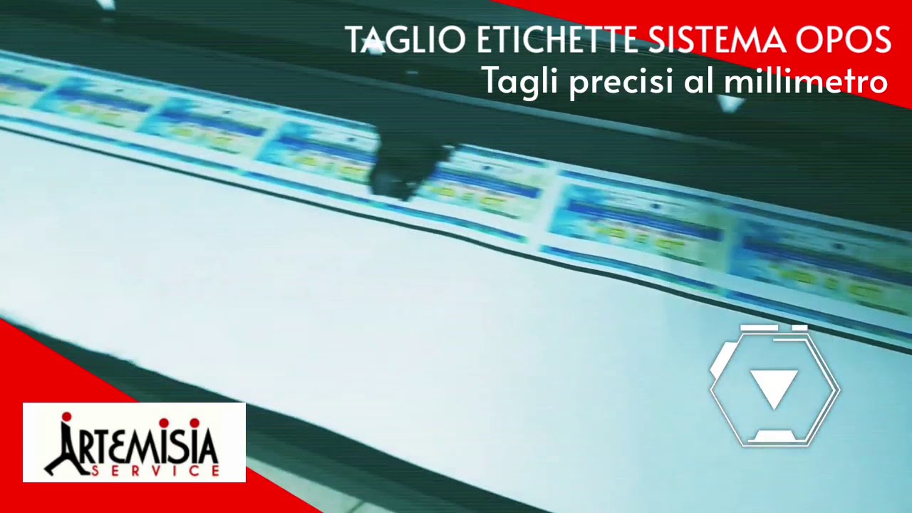 Taglio Etichette - Precisione millimetrica - Opos - Artemisia Service